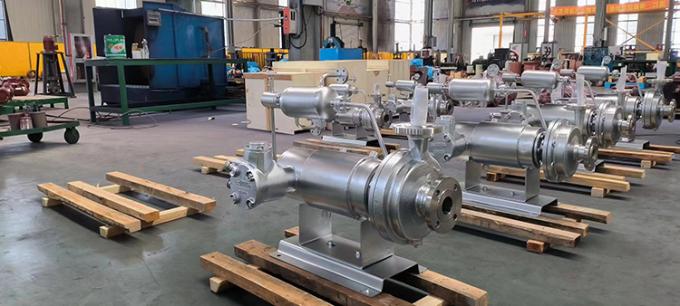 How much temperature can high-temperature canned pumps withstand?